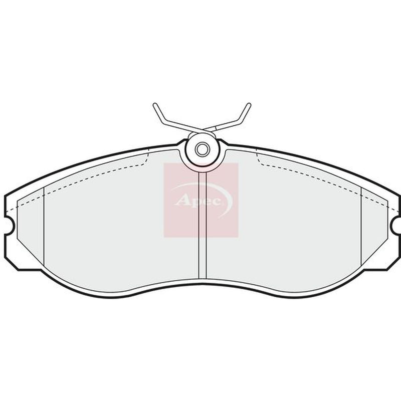 Apec Front Brake Pad Set PAD806