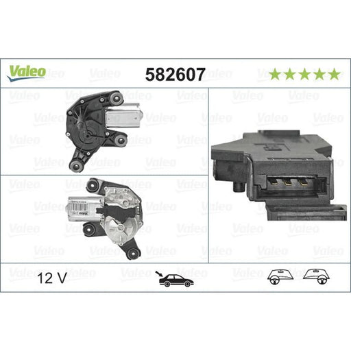 Valeo Front/Rear Wiper Motor Rear 582607