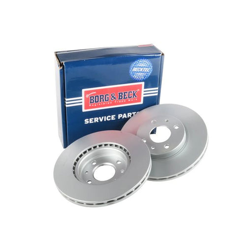 Borg & Beck 2 x Vented Front Brake Discs BBD5086