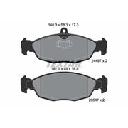 Textar Rear Brake Pad Set 2448701