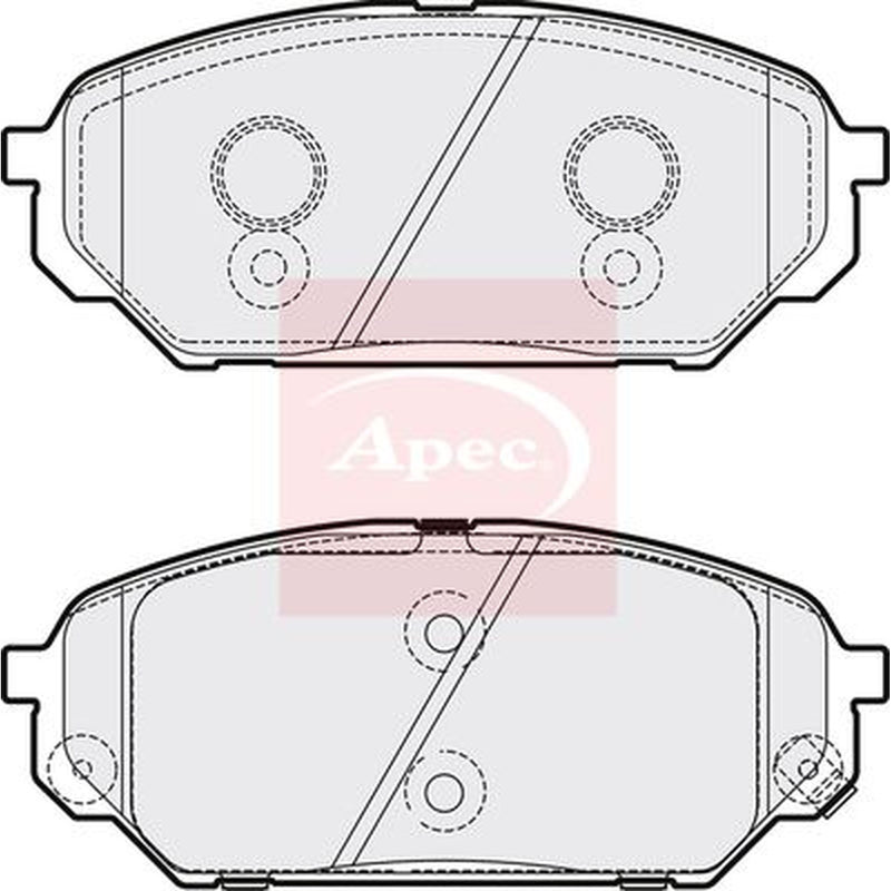 Apec Front Brake Pad Set PAD2123