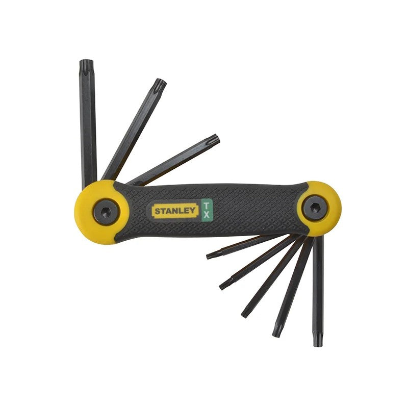 STANLEY® Hand Tools TORX Key Folding Set of 8 (TX9-TX40) - 2-69-266