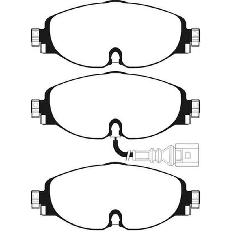 Abtex Front Brake Pad Set PLU2235