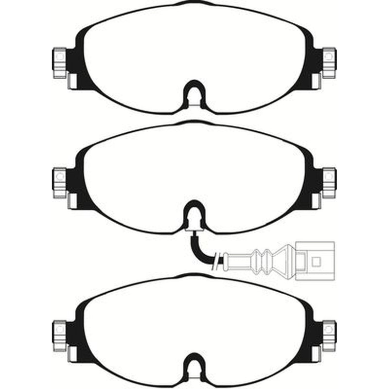 Abtex Front Brake Pad Set PLU2235