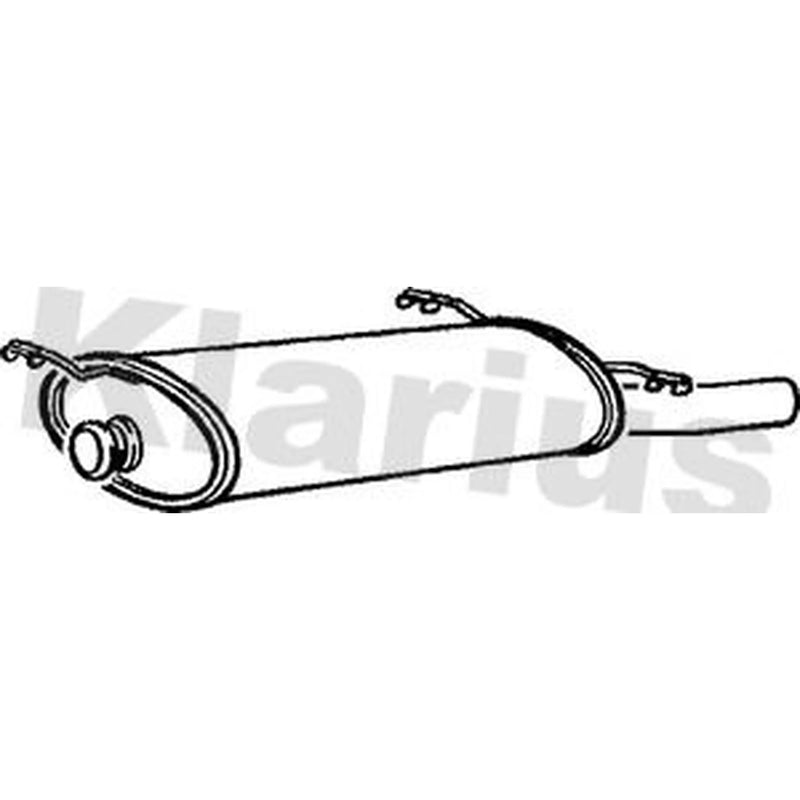 Klarius Box With Tail Pipe Rear CN404X