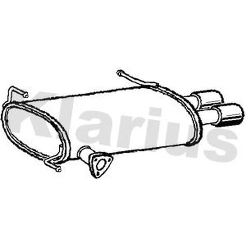 Klarius Box With Tail Pipe Rear CL315V