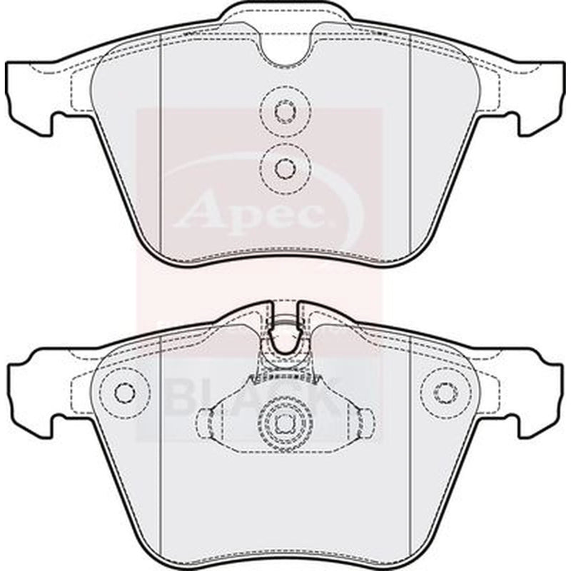 Apec Front Brake Pad Set PAD1595B