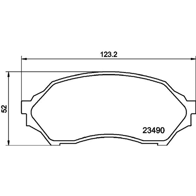 DON Front Brake Pad Set PCP1932