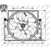 NRF Engine Cooling Fan 47735