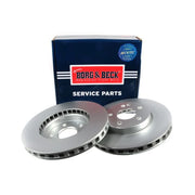 Borg & Beck 2 x Front Brake Discs BBD5392