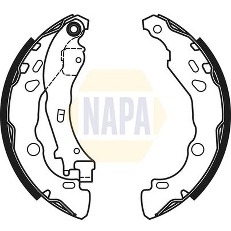 NAPA Brake Shoe Set Axle Kit NBS1065