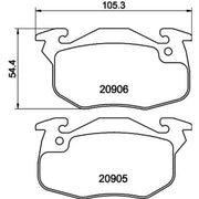 DON Front Brake Pad Set PCP1460