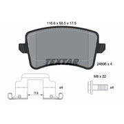 Textar Rear Brake Pad Set 2460602