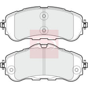 Apec Front Brake Pad Set PAD1971