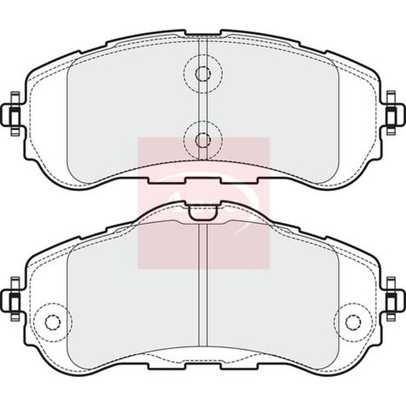 Apec Front Brake Pad Set PAD1971