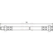 Apec Brake Hydraulic Hose Line Rear HOS3588