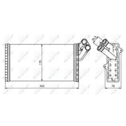 NRF Heater Matrix Core Heat Exchanger 58066