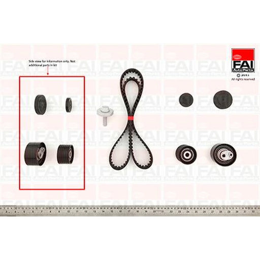 FAI Timing Belt Kit with Rollers TBK460