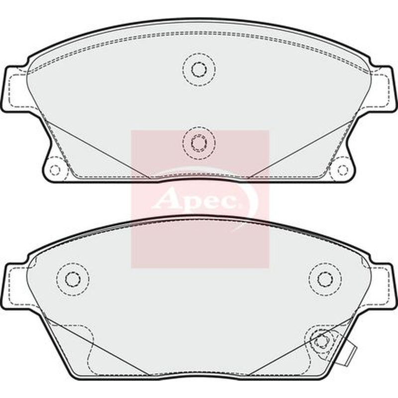 Apec Front Brake Pad Set PAD1772