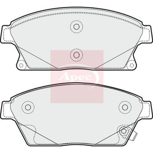Apec Front Brake Pad Set PAD1772