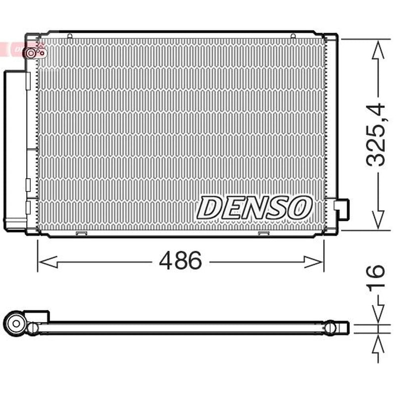 Denso Air Conditioning Condenser DCN50125
