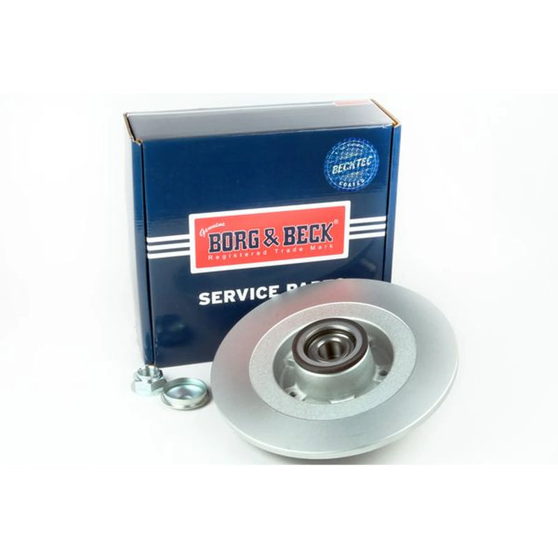 Borg & Beck 2 x Solid Rear Brake Discs BBD6231S