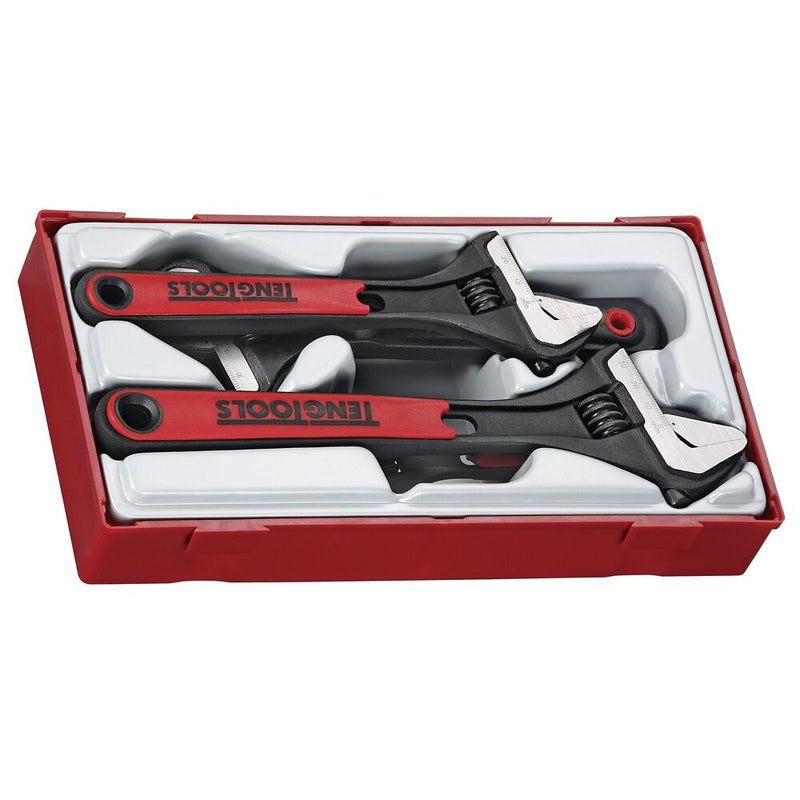 Teng Tools Adjustable Wrench Set TT1 4 Pieces