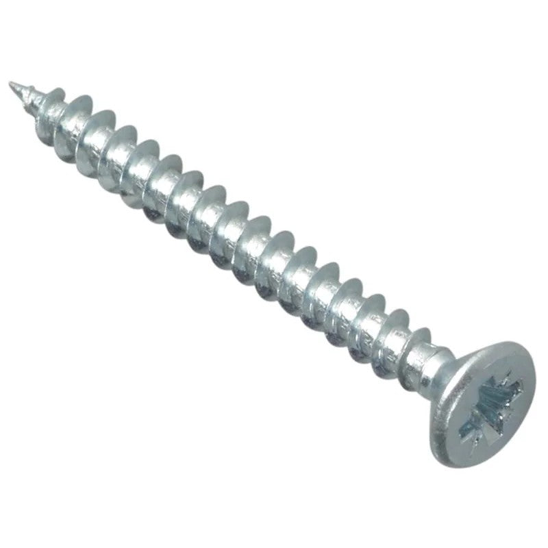 ForgeFix Multi-Purpose Pozi Compatible Screw CSK ST ZP 4 x Box 200 25-70mm