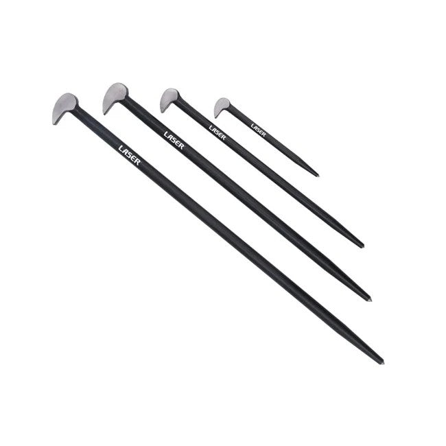 Laser Tools Heel & Toe Pry Bar Set 4pc - PL