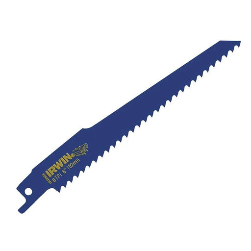 IRWIN® 656R Sabre Saw Blade Nail Embedded Wood Cutting 150mm (Pack 2) - 10506429