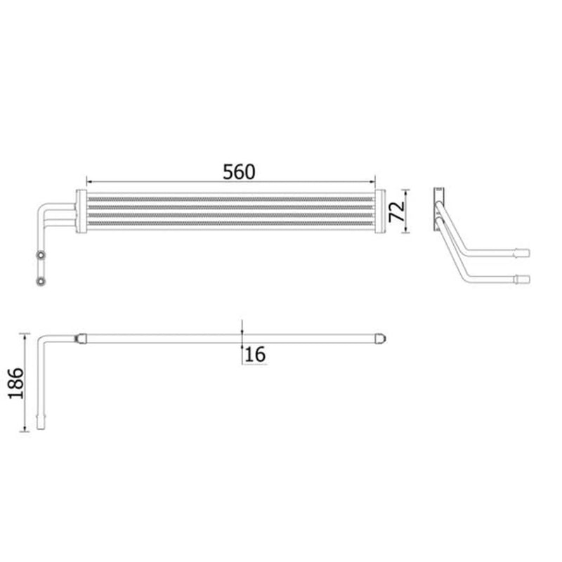 Mahle Power Steering Oil Cooler CLC 93 000P