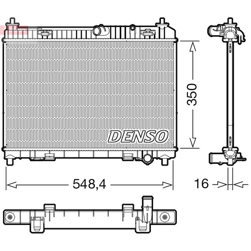Denso Engine Radiator DRM10113