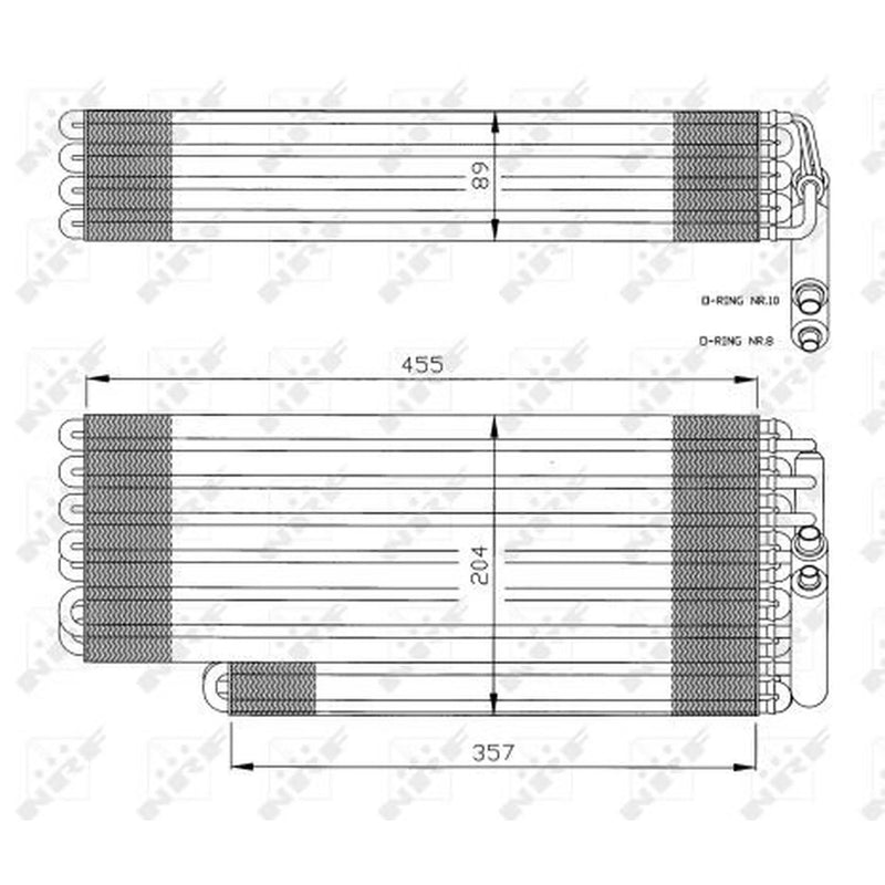 NRF Air Conditioning Evaporator 36078