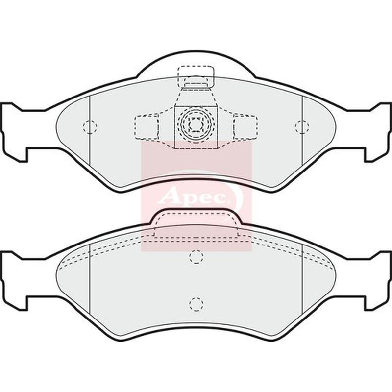 Apec Front Brake Pad Set PAD1125