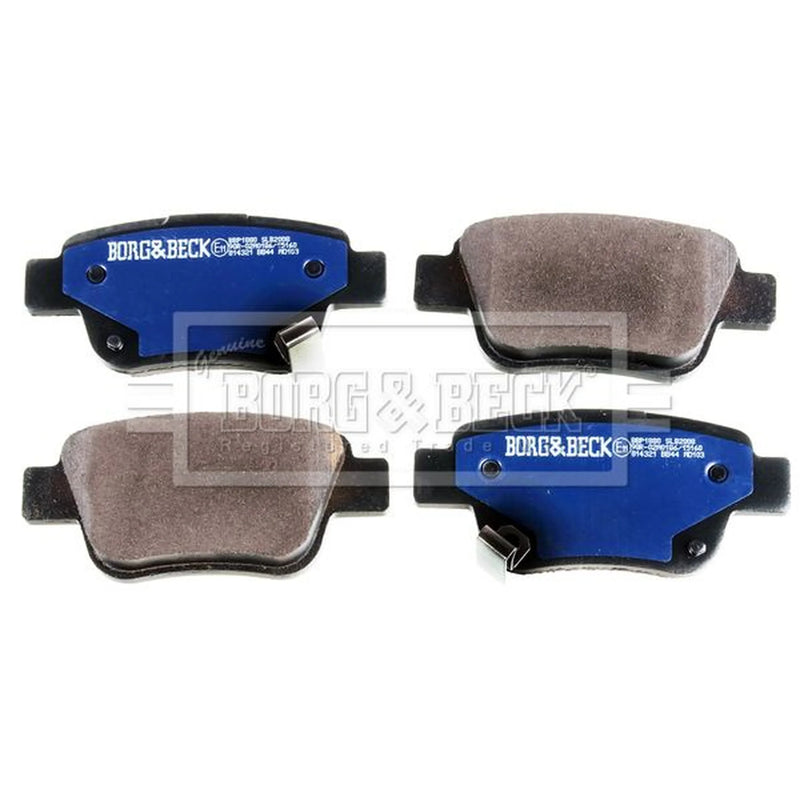Borg & Beck 4 x Rear Brake Pad Set BBP1880