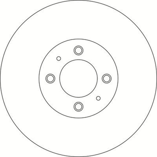 Abtex 2 x Vented Front Brake Discs BD1908V