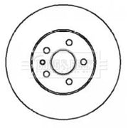 Borg & Beck 2 x Vented Front Brake Discs BBD5911S