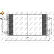 NRF Air Conditioning Condenser 35485