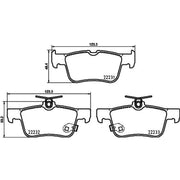 DON Rear Brake Pad Set PCP1715