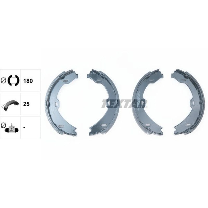 Textar Parking Brake Shoe Set 91058900
