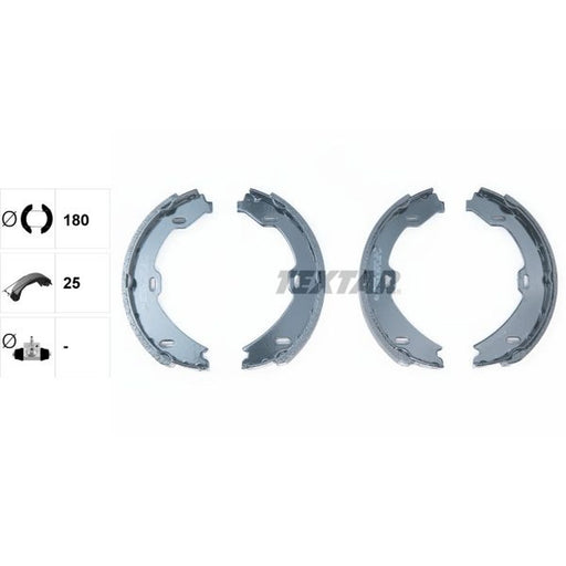 Textar Parking Brake Shoe Set 91058900