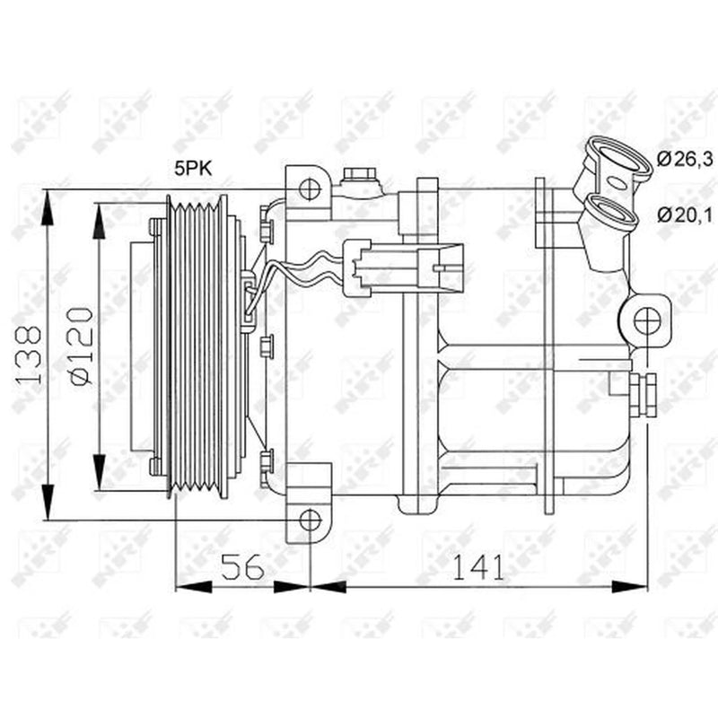 NRF Air Conditioning Compressor 32117