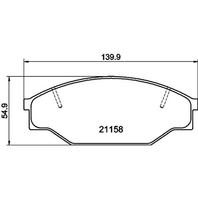 Mintex Front Brake Pad Set MDB1334