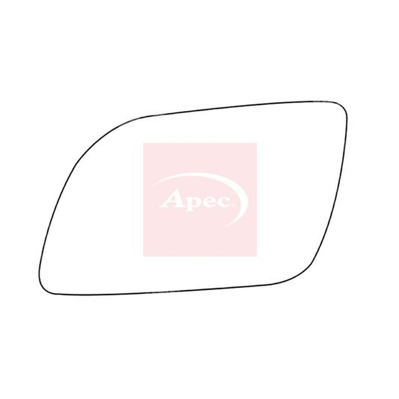 Apec Exterior Wing Mirror Glass Left AMS2725