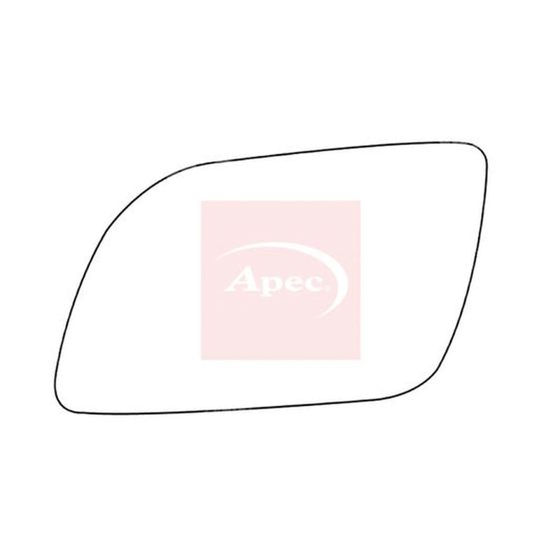 Apec Exterior Wing Mirror Glass Left AMS2725