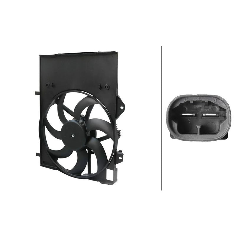Hella Engine Cooling Fan Left 8EW 366 420-211