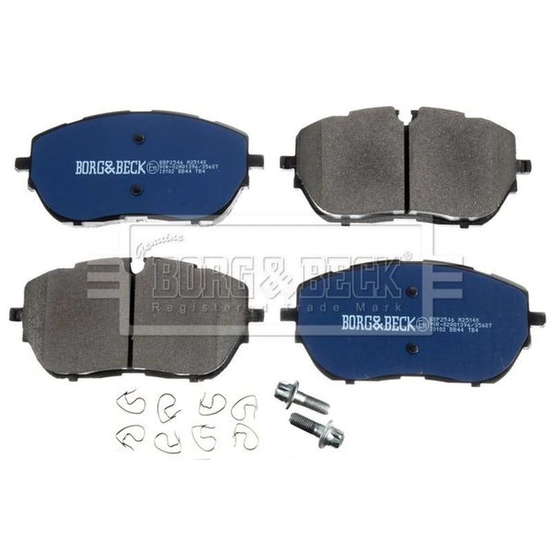 Borg & Beck 4 x Front Brake Pad Set BBP2546