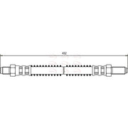 Apec Brake Hydraulic Hose Line Rear HOS3337