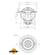 NRF Thermostat,Coolant 725140