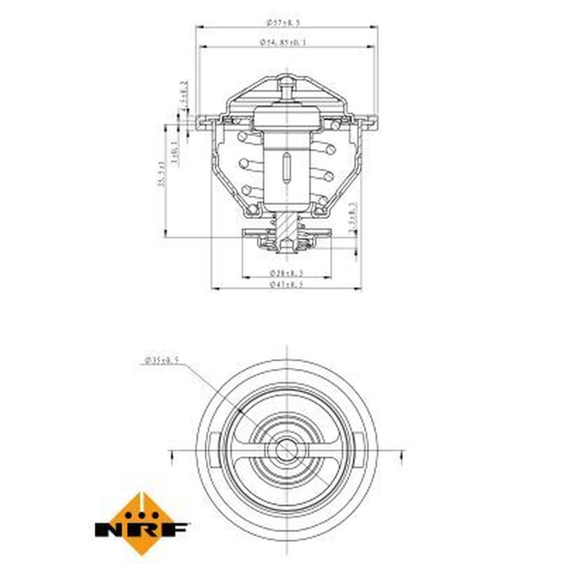 NRF Thermostat,Coolant 725140